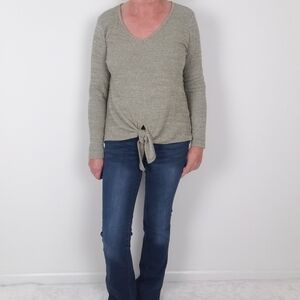 Mesh + Lace Waffle Knit Top